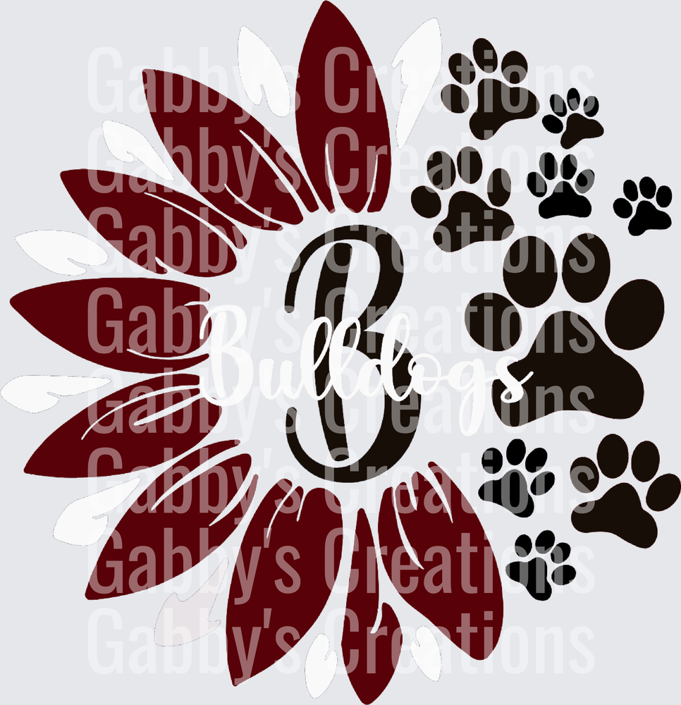 SunflowerPawprint_Bulldog_